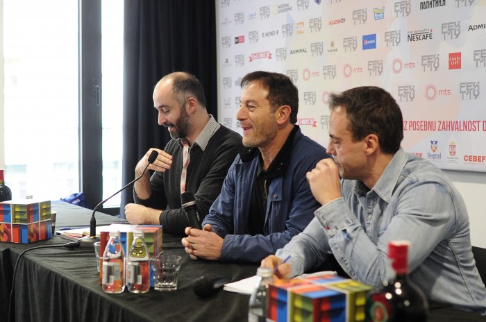 Beograd 02.03.2019. Fest 2019, Jason Isaacs, glumac filma Hotel Mumbai, odrzaonje konferenciju za novinare. foto Dusan Milenkovic