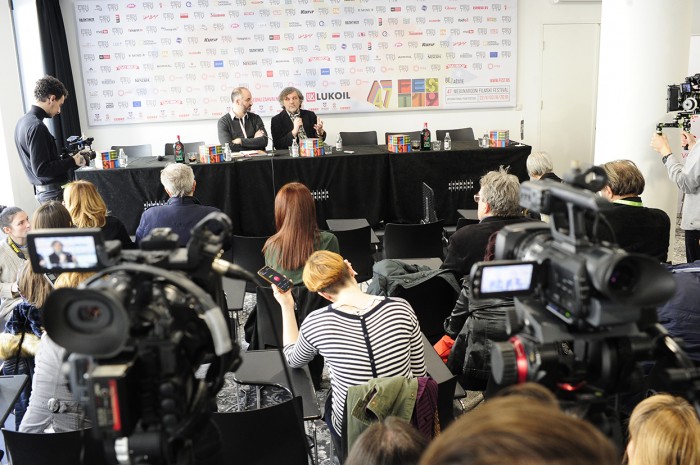 Beograd 02.03.2019. Fest 2019, Emir Kusturica, reditelj filma Pepe jedan uzviseni zivot idrzao je konferenciju za novinare. foto Dusan Milenkovic