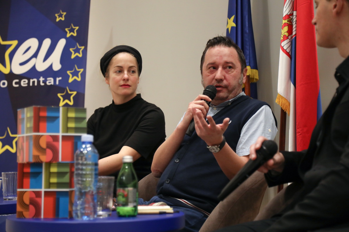 The Director of the Film The Last Serb in Croatia, Predrag Ličina, Held a Master Class in the EU Info Centre 